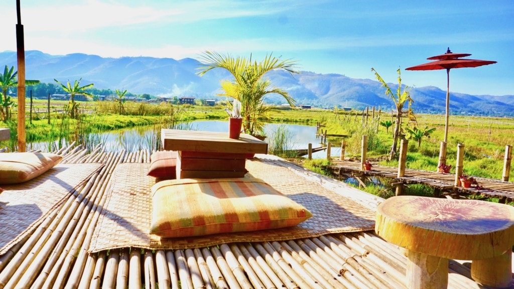 Best place for sunset in Inle Lake