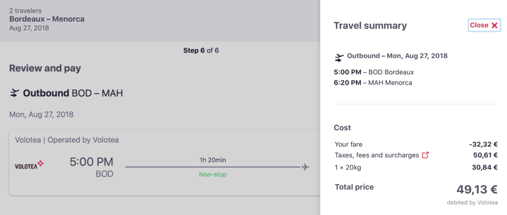 Cheapest Flight from France to Spain