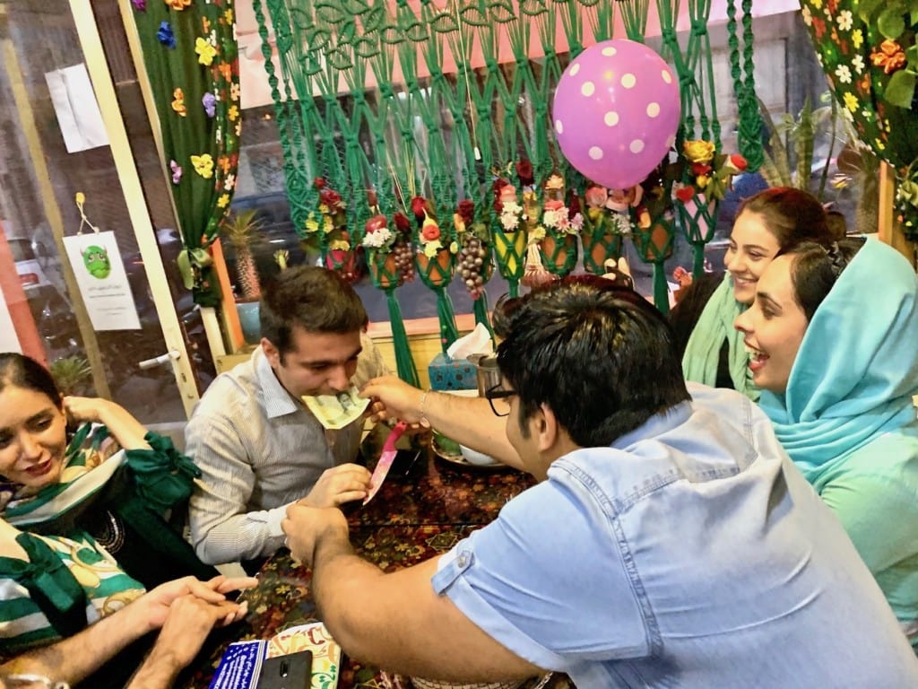 이란 생일 파티